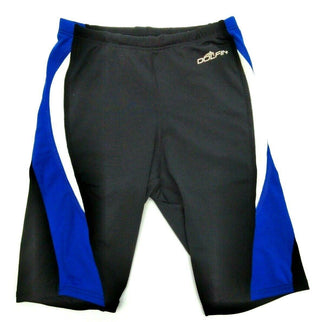 Dolfin Men's Swimwear Chloroban Color Block Jammer Costume Black Size 22