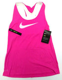 Nike Girl's Tank Top Breathe 2 in 1 Training Top Laser Fuchsia Pink Foam New