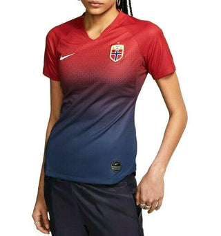 Norway Women's Soccer Jersey Nike Dri-Fit Short Sleeve Football Shirt - New