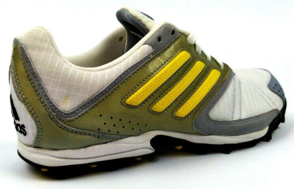 Adidas Men's Track and Field Cleated Running Shoes Neptune XS Gray Yellow Size 5