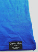 Calvin Klein Women's Tank Top Racerback Sleeveless Jewel Neck Vest Blue XL