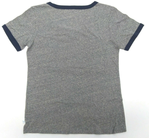 Touch by Alyssa Milano Women's T-Shirt Michigan Wolverines Sequin Grey Small