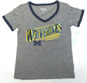 Touch by Alyssa Milano Women's T-Shirt Michigan Wolverines Sequin Grey Small