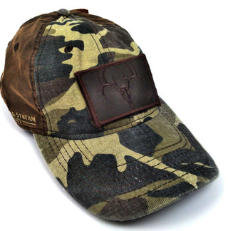 Field & Stream Men's Cap Camouflage Waxed Patch Adjustable Strap Camo One Size