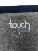 Touch by Alyssa Milano Women's T-Shirt Michigan Wolverines Sequin Grey Small