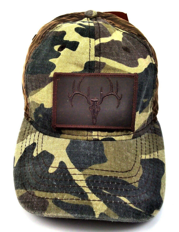 Field & Stream Men's Cap Camouflage Waxed Patch Adjustable Strap Camo One Size