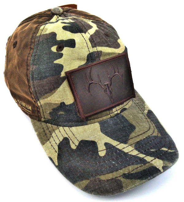 Field & Stream Men's Cap Camouflage Waxed Patch Adjustable Strap Camo One Size
