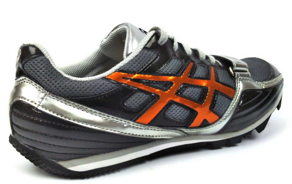 Asics Men's Cleated Running Shoes Turbo Jump Lace Up Lightweight Sneakers New