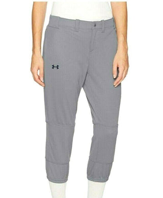 Under Armour Women's Lightweight Strike Zone Softball Baseball Pants Grey