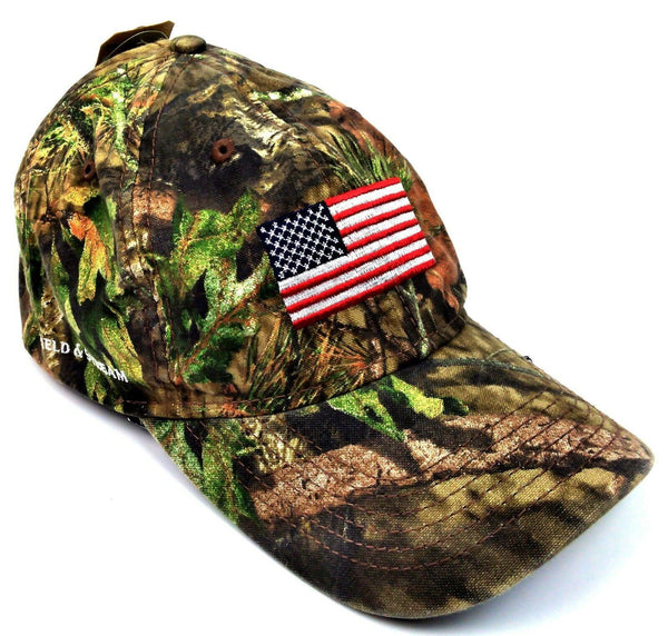 Field & Stream Men's Cap Mossy Oak Snapback Americana Camo One Size