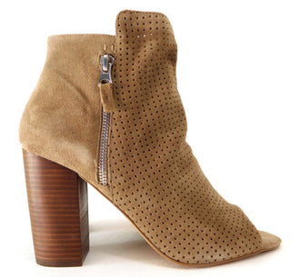 Jessica Simpson Women's Ankle Boots Open Toe Keris Totally Taupe Size 10