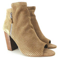Jessica Simpson Women's Ankle Boots Open Toe Keris Totally Taupe Size 10