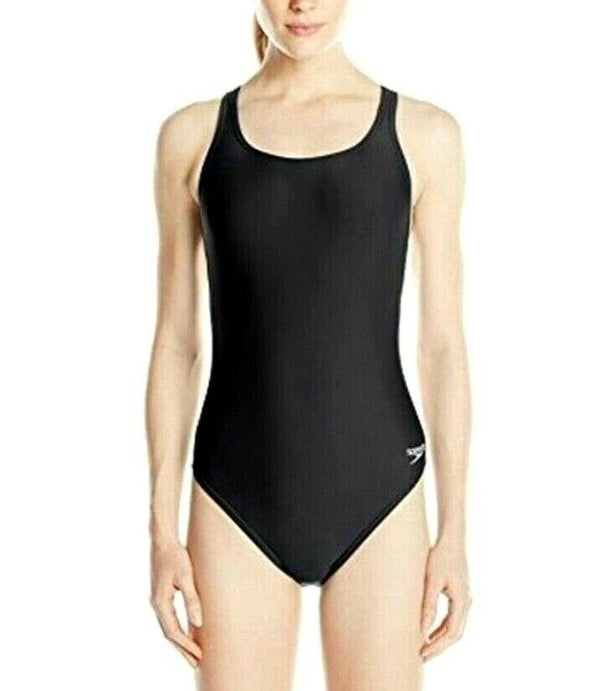 Speedo Women's Swimsuit One Piece Race Xtra Life Lycra Solid Super Pro Black