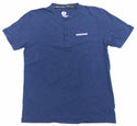 Gongshow Men's T-Shirt Under the Radar Half Button Short Sleeve Purple New