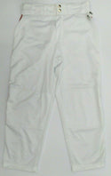 Wilson Youth Boy's Baseball Pants Relaxed Fit Warp Piped White Scarlet Large