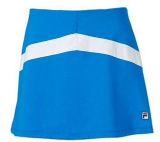 Fila Women's Tennis Skirt Heritage Color Blocked Electric Blue Navy X-Small New