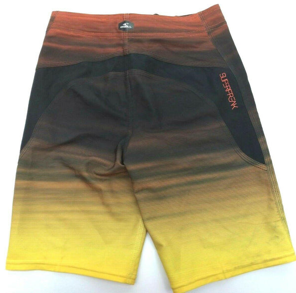O'Neill Boy's Board Shorts Mysto Adjustable Tie Waistband Superfreak Ombre New