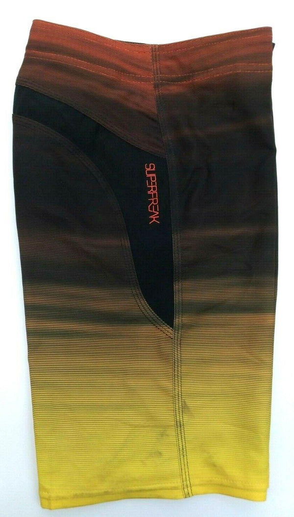 O'Neill Boy's Board Shorts Mysto Adjustable Tie Waistband Superfreak Ombre New
