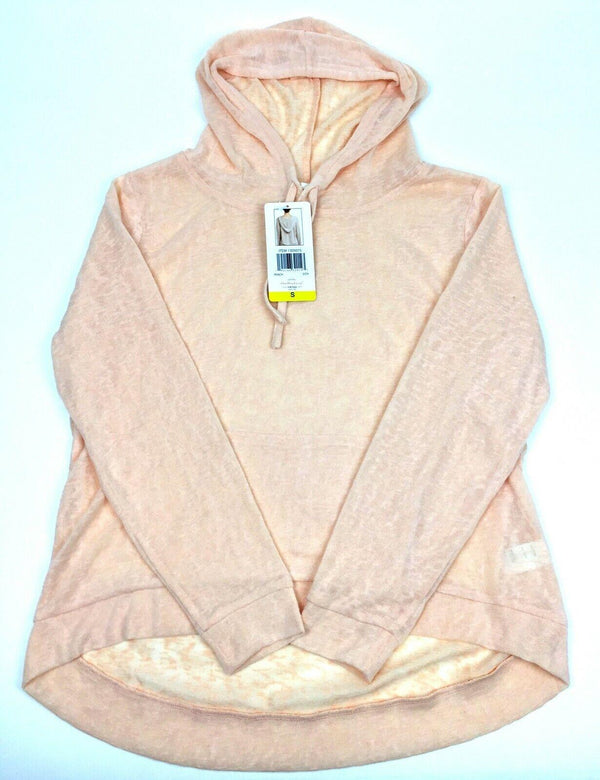 Weatherproof Women's Sweater Lightweight Hooded Long Sleeve Peach Size Small New