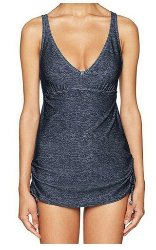 TYR Women's Swimsuit Mantra V-Neck Sheath with Contour Bra Cups Black Size 16