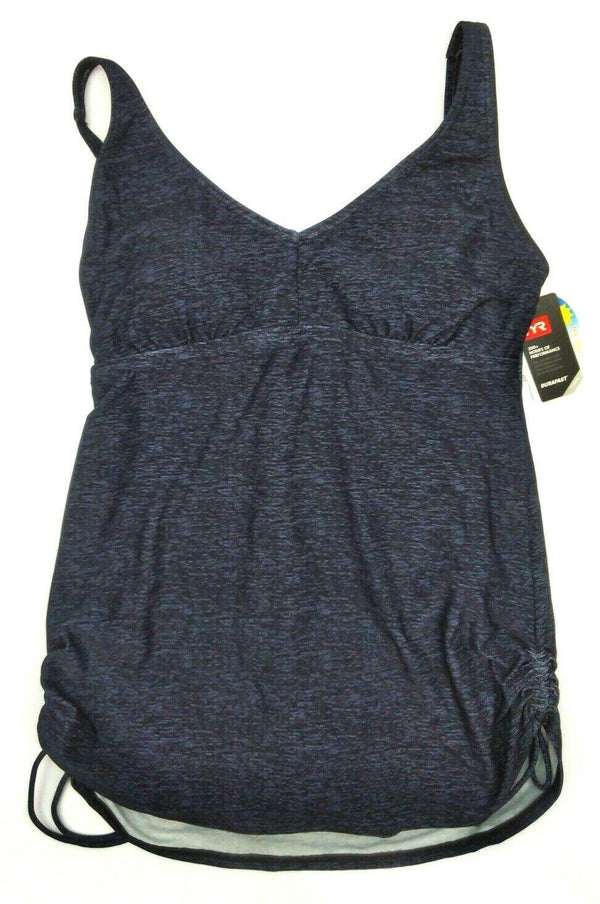 TYR Women's Swimsuit Mantra V-Neck Sheath with Contour Bra Cups Black Size 16