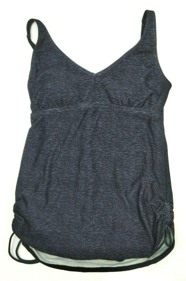 TYR Women's Swimsuit Mantra V-Neck Sheath with Contour Bra Cups Black Size 16
