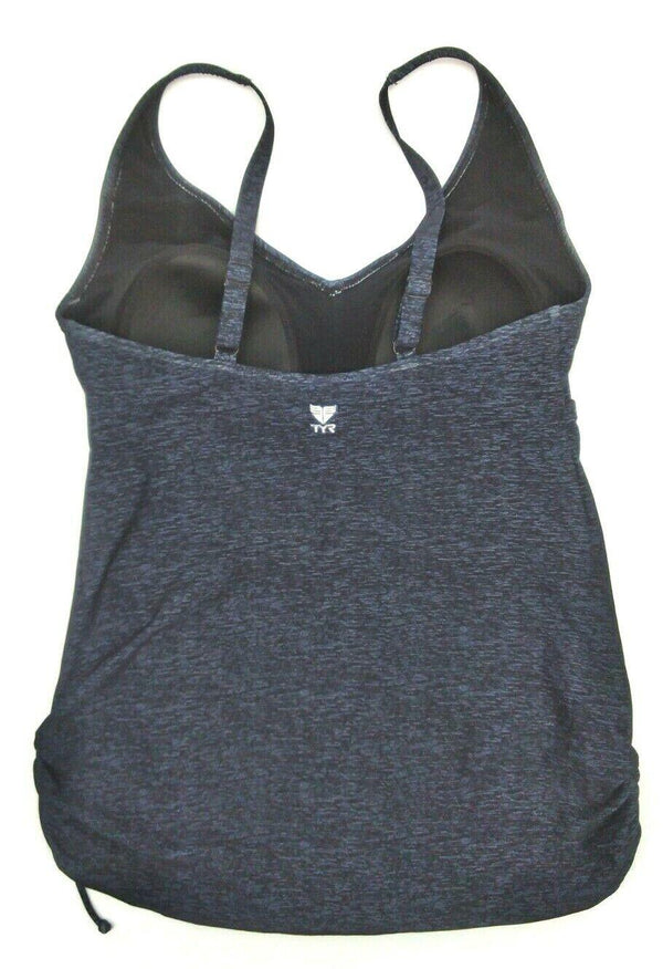 TYR Women's Swimsuit Mantra V-Neck Sheath with Contour Bra Cups Black Size 16