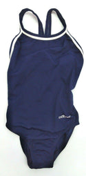 Dolfin Women's Swimming Tank Solids High Neck Costume Midnight Navy Size 30