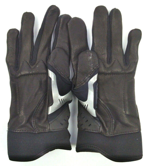 Easton Youth Boys' Baseball Batting Gloves Gametime Elite Grey Black Small