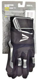 Easton Youth Boys' Baseball Batting Gloves Gametime Elite Grey Black Small