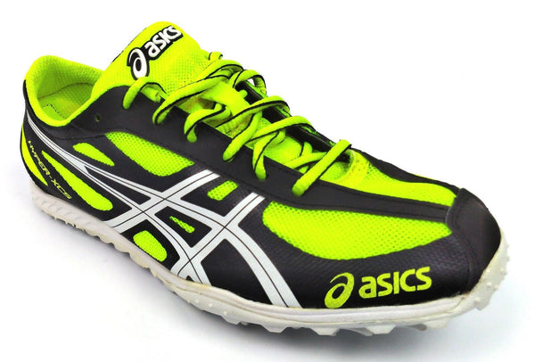 Asics Men's Hyper XCS Cross Country Running Shoes Lemon White Black Size 4 New