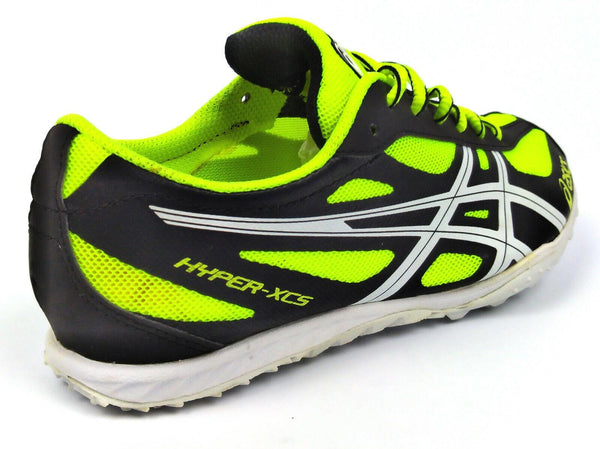 Asics Men's Hyper XCS Cross Country Running Shoes Lemon White Black Size 4 New
