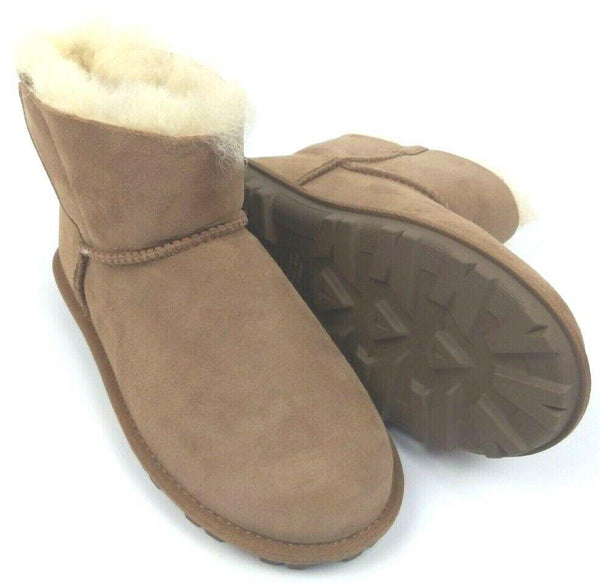 Kirkland Signature Kid's Shearling Slip on Warm Boots Chestnut NEW