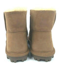 Kirkland Signature Kid's Shearling Slip on Warm Boots Chestnut NEW
