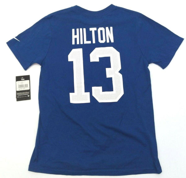Nike Youth's Jersey Indianapolis Colts T.Y. Hilton 13 Short Sleeve Blue - Large