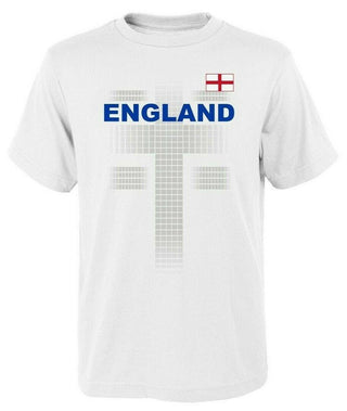Team England World Cup Men's T-Shirt Soccer Federation One Team White Small New