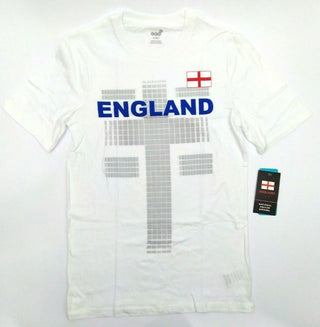 Team England World Cup Men's T-Shirt Soccer Federation One Team White Small New