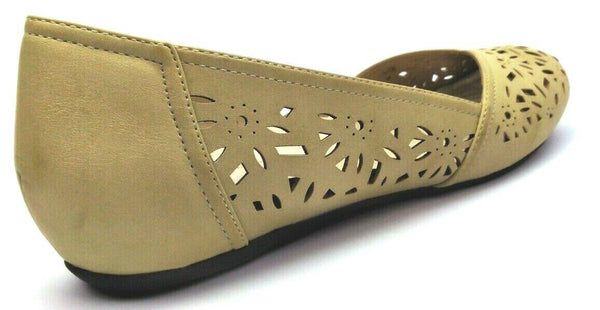 Easy Street Women's Shoes Ballet Flats Charlize Slip On Bone Size 11M New in Box