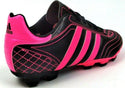 Adidas Goletto III Sparkle TRX FG Boy's Football Shoes Pink Black Size 4.5