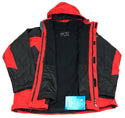 X-Mountain Spirit Men's Winter Jacket 3in1 Waterproof Breathable Red Coat XL New