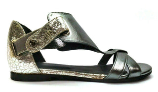 Zadig & Voltaire Women's Sandals Buckle Roman Fashion Silver Size 6