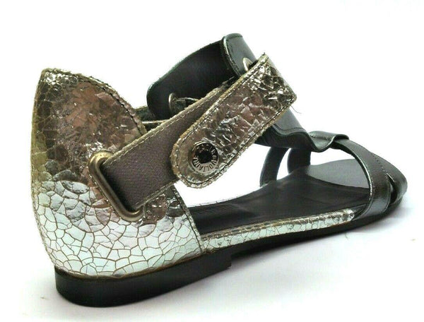Zadig & Voltaire Women's Sandals Buckle Roman Fashion Silver Size 6