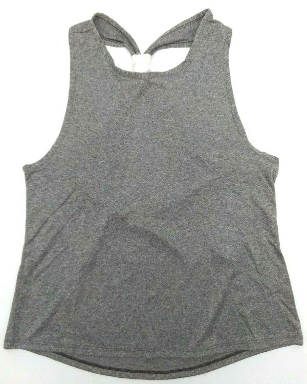 Adidas Women's Tennis Top Tank Club Tie-Back Dark Grey Heather Medium New