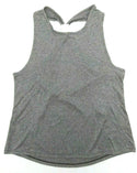 Adidas Women's Tennis Top Tank Club Tie-Back Dark Grey Heather Medium New