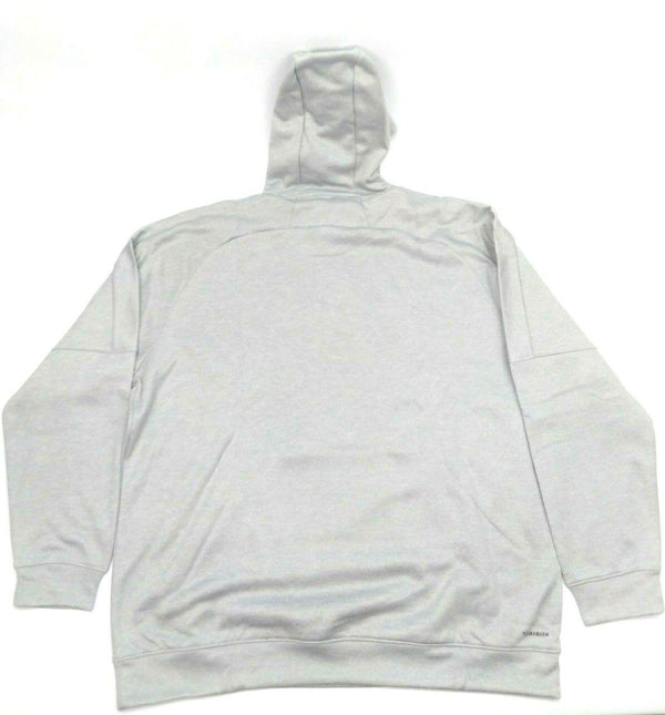 Adidas Men's Hoodie Team Issue Fleece Athletic Pullover Logo Grey Size 2XL