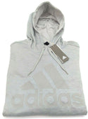Adidas Men's Hoodie Team Issue Fleece Athletic Pullover Logo Grey Size 2XL
