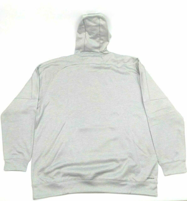 Adidas Men's Hoodie Team Issue Fleece Athletic Pullover Logo Grey Size 2XL