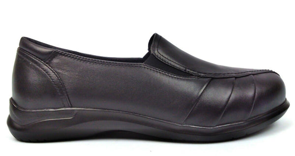 Aravon Women's Loafers Faith Slip-on Comfort Flat Leather Shoes New in Box