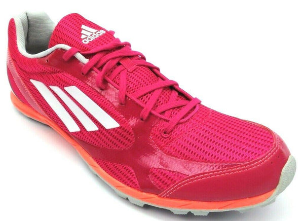 Adidas Women's XCS 2W Track & Field Athletics Shoes Pink White Orange Size 11