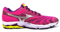 Mizuno Women's Running Shoe Lightweight Lace-up Wave Sayonara Pink Silver Purple